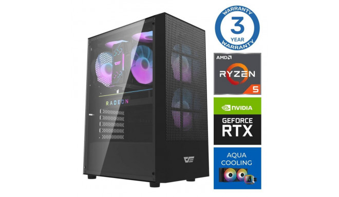 INTOP AQUA Ryzen 5 7600X 32GB DDR5 2TB SSD M.2 NVME+2TB RTX3060 12GB no-OS
