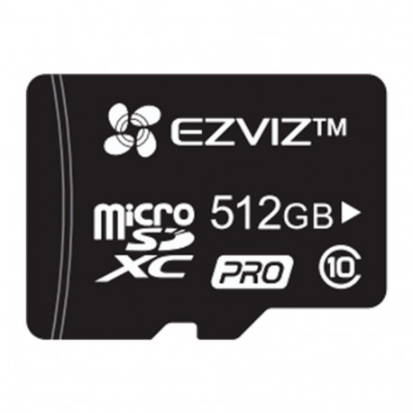 Ezviz 512GB UHS-I 10class Smart MicroSD Card perfect for Full HD video r90mbps/w50Mbps