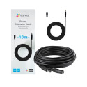 Ezviz PCA10 toite pikenduskaabel turvakaameratele ja nutikatele koduseadmetele 10 meetrit Must