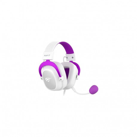 Havit H2002d - gaming headphones  white and purple