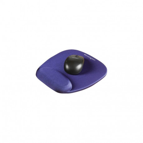 Mouse pad, ergonomic, foam, blue