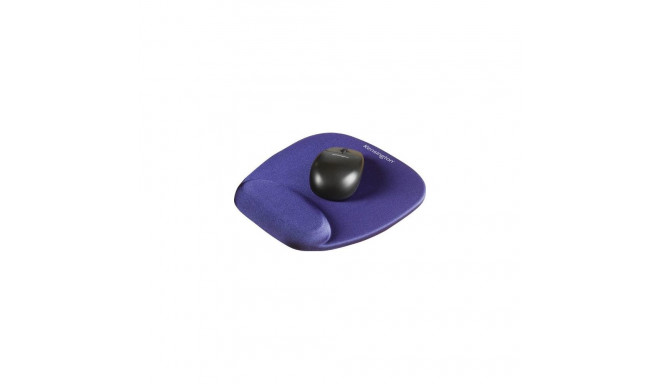 Mouse pad, ergonomic, foam, blue
