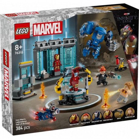 LEGO Super Heroes 76315 Iron Mans Laboratory: Hall of Armor