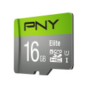 Memory card microSDHC Elite 16GB P-SDU16GU185GW-GE