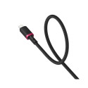 Charging Cable - Baseus Dura Type C Fast Charging 20 W 1 m Black, Red
