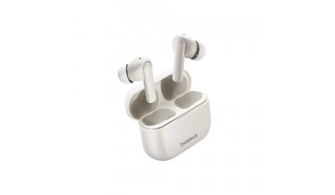 Wireless Headset - Baseus Bowie E17 TWS, Bluetooth 5.3, 25H Playback, White
