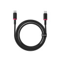 Cable - Baseus Dura Type C to Type C 100 W Fast Charging 1 m Black, Red