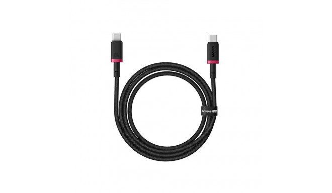 Cable - Baseus Dura Type C to Type C 100 W Fast Charging 1 m Black, Red