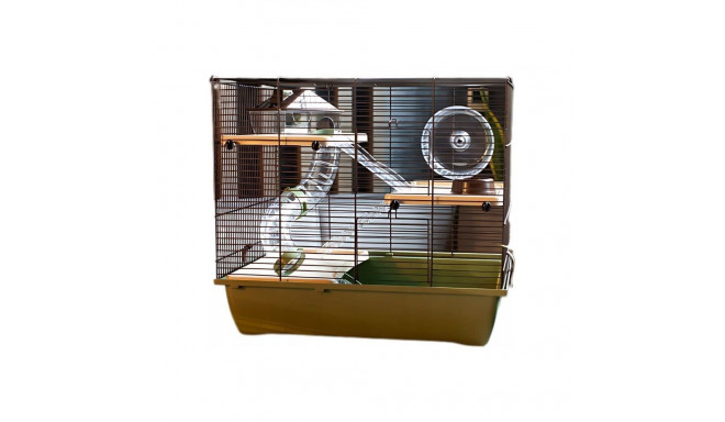 Cage For Rodents - INTER-ZOO Pinky 3 Japandi for Hamsters, Mice, Rats