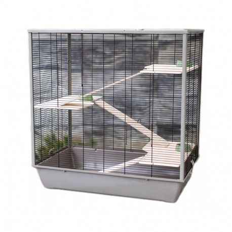 Rodent Cage - INTER-ZOO Diego Wood Japandi 78 x 48 x 97cm