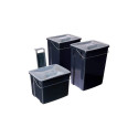 Waste Bin Set - BIO Curver 6L, Grey/Black