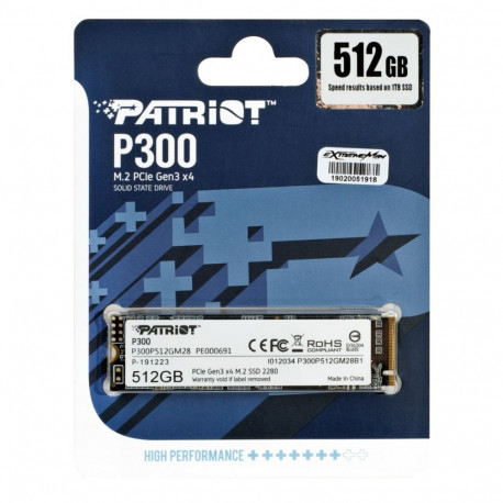 M.2 SSD - Patriot P300 512GB NVMe
