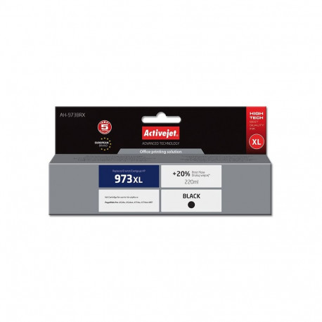Ink Cartridge - Activejet Ah-973b 220ml Black