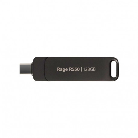 Flash Drive - Patriot Rage R550 128GB 100MB/s USB A+C Black