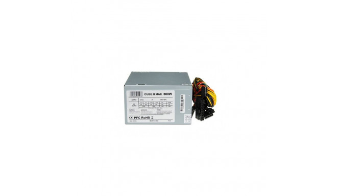 Power Supply - Ibox Cube Ii 500w 20+4 Pin Atx Silver