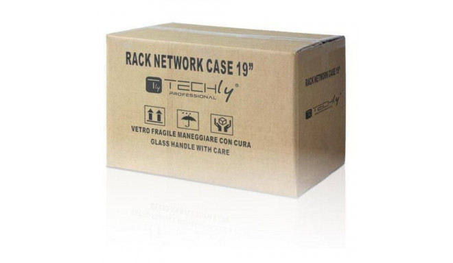 Server Rack - Techly 19 6u Prof. 320 Grey Assembled I-case El-1006g32