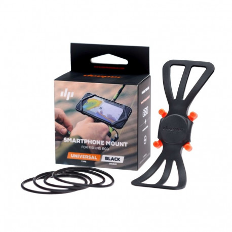 Phone Holder - Deeper Smartphone Mount Black Deeper Smartphone Mount Holder with Adjustable Grip - B