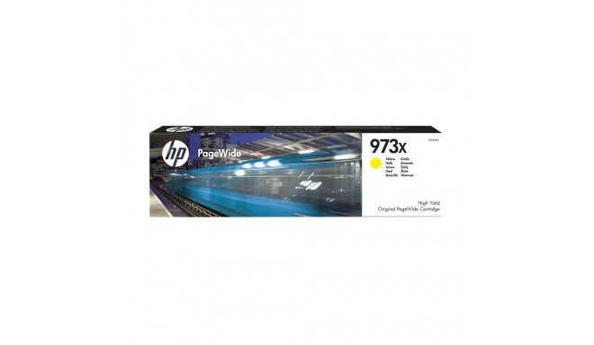 HP tint 973X F6T83AE High Yield 7000lk PageWide Pro 452dn/dw/dwt, kollane