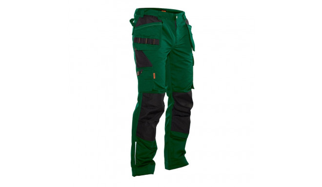 Jobman Practical vööpüksid ripptaskutega 2322 roheline/must 58