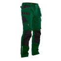 Jobman Practical vööpüksid ripptaskutega 2322 roheline/must 56