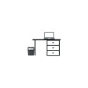 Rexel Momentum X308 Paper Shredder Particle-cut shredding 5x42mm P-3 15L, Grey/Black