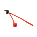 Artisan & Artist I ACAM-P12 I Flynn Camera Paracord Strap w/adjust lengths in Leather (w/Loop) Red