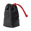 Artisan & Artist I ACAM-LPL140 I Full Leather Lens Pouch (M) Black