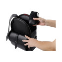 Artisan & Artist I ACAM-LP140 I Fabric and Leather Lens Pouch (M) Black