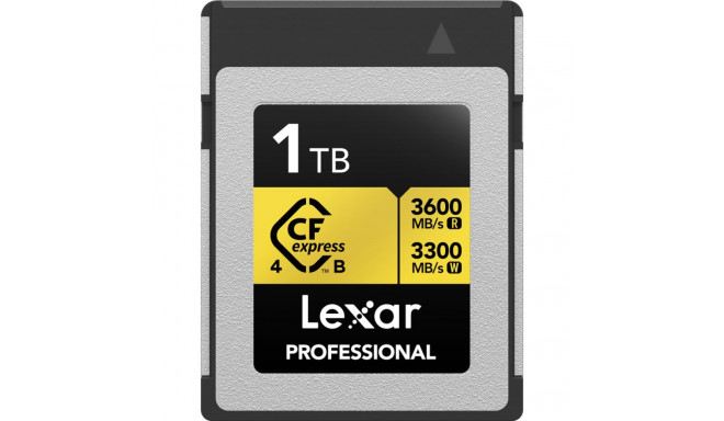 Lexar CFexpress 4.0 Pro Gold R3600/W3300 1TB
