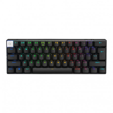 LOGITECH PRO X 60 LIGHTSPEED Wireless Gaming Keyboard (Tactile) - BLACK - PAN - 2.4GHZ/BT - EMEA28i-