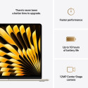 MacBook Air 15” Apple M4 10C CPU, 10C GPU/16GB/256GB SSD/Starlight/INT