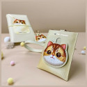 NIMMY card wallet BIG EYED PET 2.0 Cat khaki