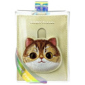 NIMMY card wallet BIG EYED PET 2.0 Cat khaki