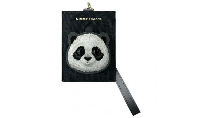 NIMMY card wallet BIG EYED PET 2.0 Panda black