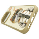 NIMMY case COOL&CUTE 2.0 Cat for IPHONE 15 Pro Max khaki