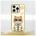 NIMMY case COOL&CUTE 2.0 Cat for IPHONE 15 Pro Max khaki