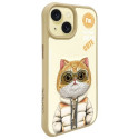 NIMMY case COOL&CUTE 2.0 Cat for IPHONE 15 khaki