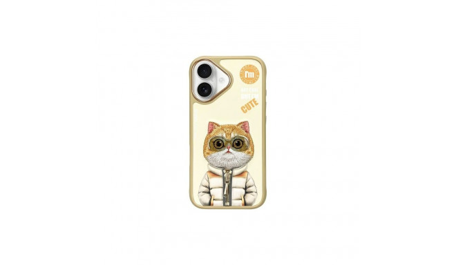 NIMMY case COOL&CUTE 2.0 Cat for IPHONE 16 khaki