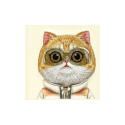 NIMMY case COOL&CUTE 2.0 Cat for IPHONE 16 khaki