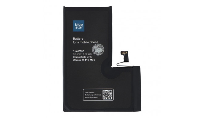 BLUE STAR HQ battery for IPHONE 15 Pro Max 4422 mAh
