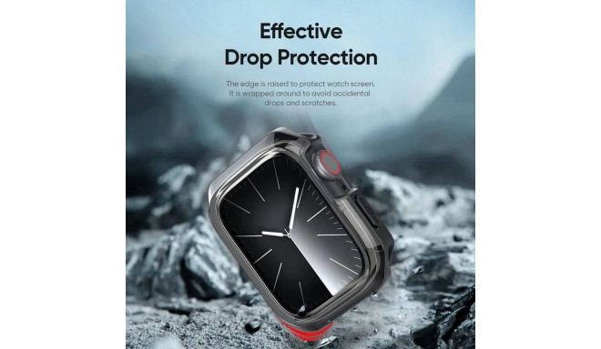 DUX DUCIS case TAMO for Apple Watch series 10 42 mm transparent with black