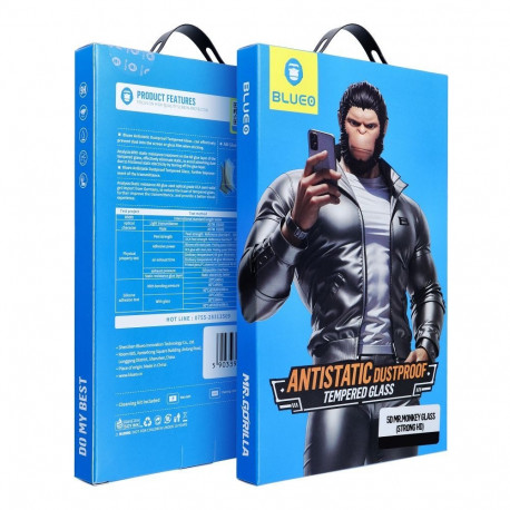 5D Mr. Monkey Glass - for Samsung Galaxy A36 5G black (Anti-Static Strong HD)