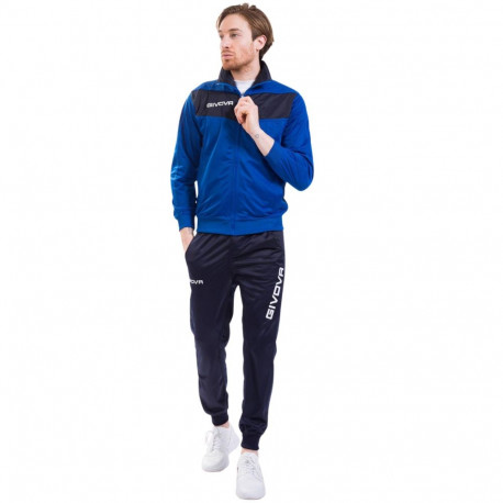 Dres Givova Tuta Visa Triacetato niebiesko-granatowy TR018 0204 3XS