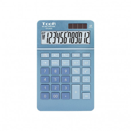 Lauakalkulaator TOOR TR-2425 12-kohaline sinine