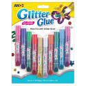 Glitterliim AMOS 10,5ml x 10 värvi