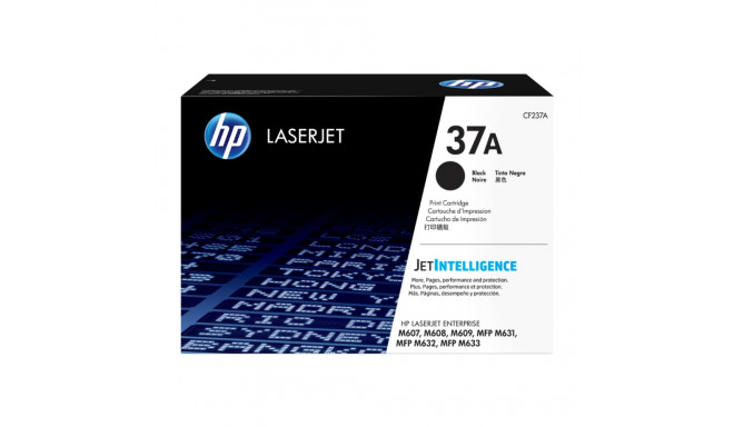 Toonerikassett HP CF237A (37A) must 11000 lehte