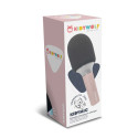 Kidywolf mikrofon Bluetooth valgusega roosa