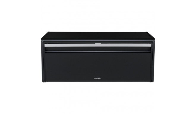 Brabantia Fall Front Bread Bin Square Front matt black