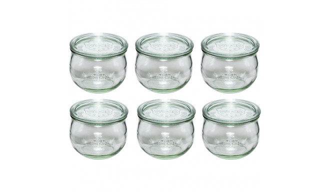 WECK Tulip Jar 580ml Set of 6