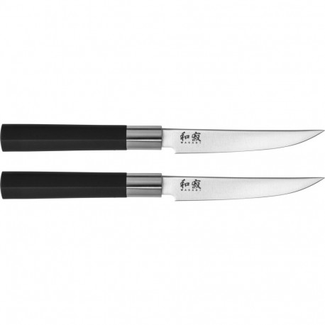 KAI Wasabi Black steak knife set 67S-4